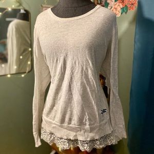 TORRID OUTLANDER IVORY LACE SWEATER